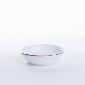 Wash bowl with gold rim　金縁のウォッシュボール