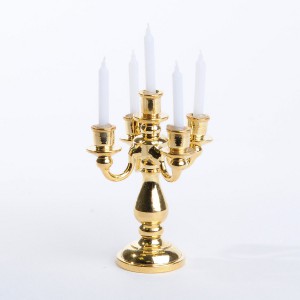 5-arm candelabra　5アームの燭台