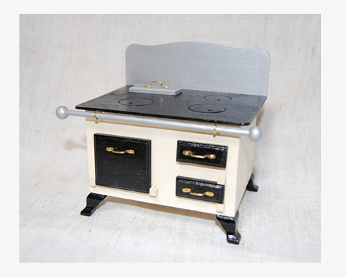 40065 Kitchen stove (with paints) キッチンストーブ(塗料付き 