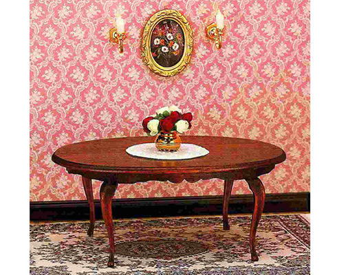 在庫限り限定品‼　Dining Table finished mahog　オーバルダイニングテーブル（完成品）