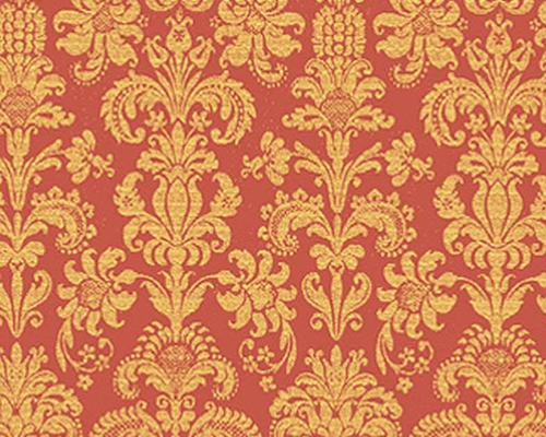 Wallpaper Damask Red 壁紙ダマスク織 赤 西洋アンティークドールハウス1 12専門店 西洋ドールハウス作りならお任せ下さい ミニチュアクラブ