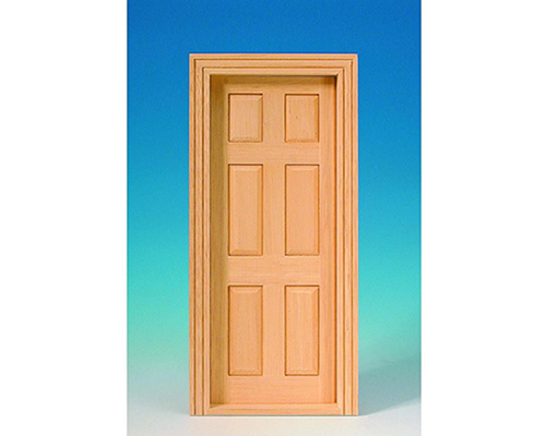 Traditional 6-panel door　伝統的な6パネル・ドア