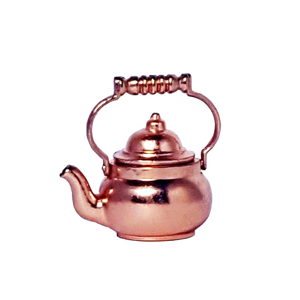 19240　Tea kettle, copper-plated　ケトル　真鍮銅メッキ製