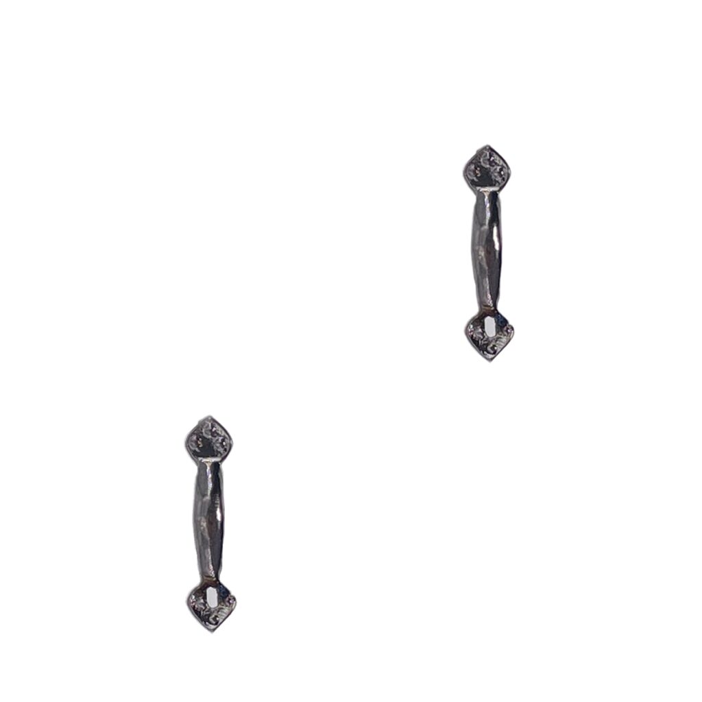 11440　Door handle, bronze colour, 2 pcs　ドアハンドル、ブロンズカラー(2個)