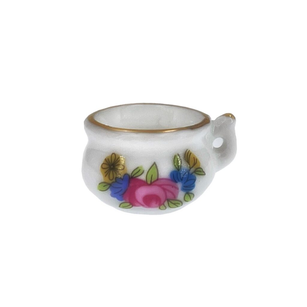 15145　Chamber pot　磁器製おまる