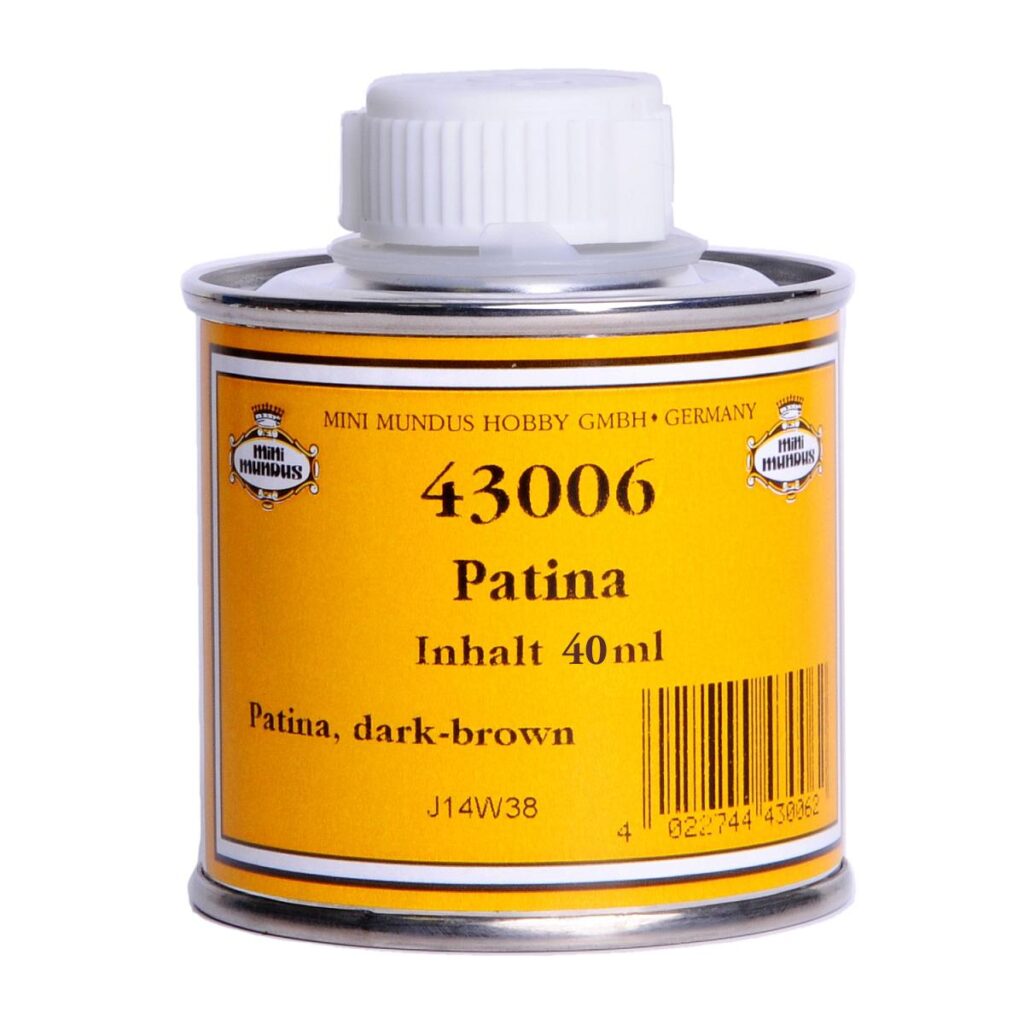 Patina, 40 ml 　上塗り塗料(黒錆)40ml