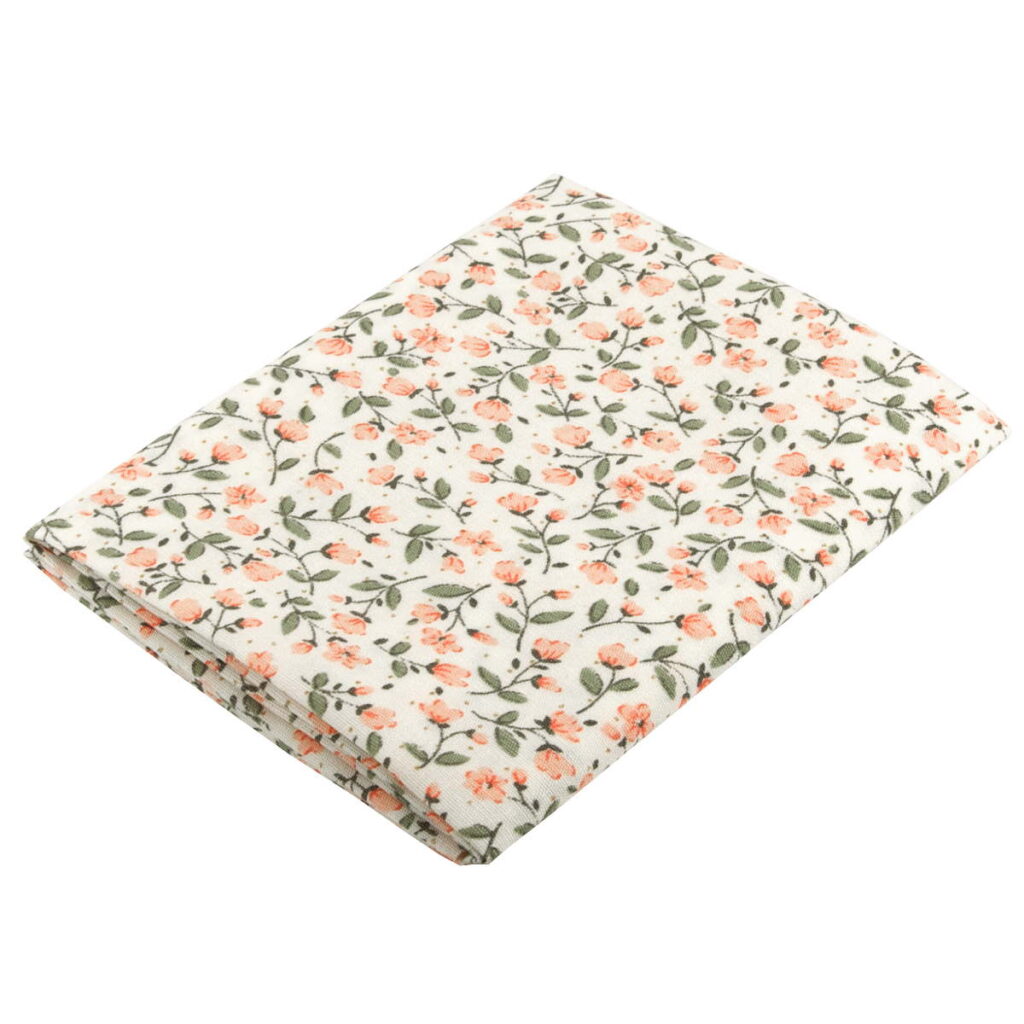 50941 Fabric flowered, 50 x 29 cm 布地･花