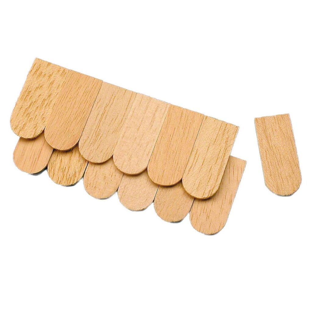 70020　Small roof shingles, width 12.4 mm, 100 pcs　屋​​根板-100個