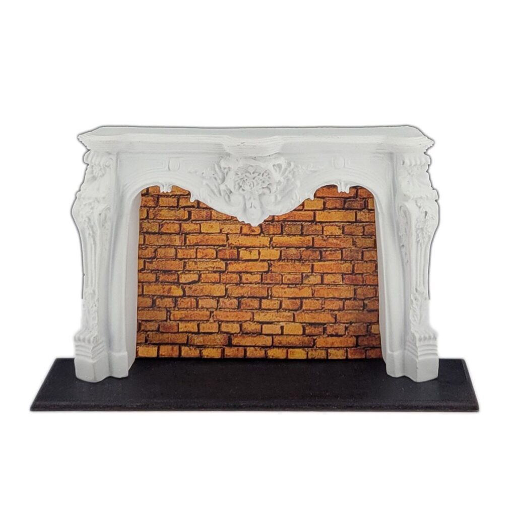 83080　Rococo fireplace mantle　ロココ調暖炉
